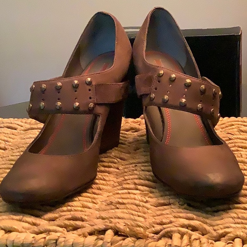 Miss Sixty Kiki leather wedge heels